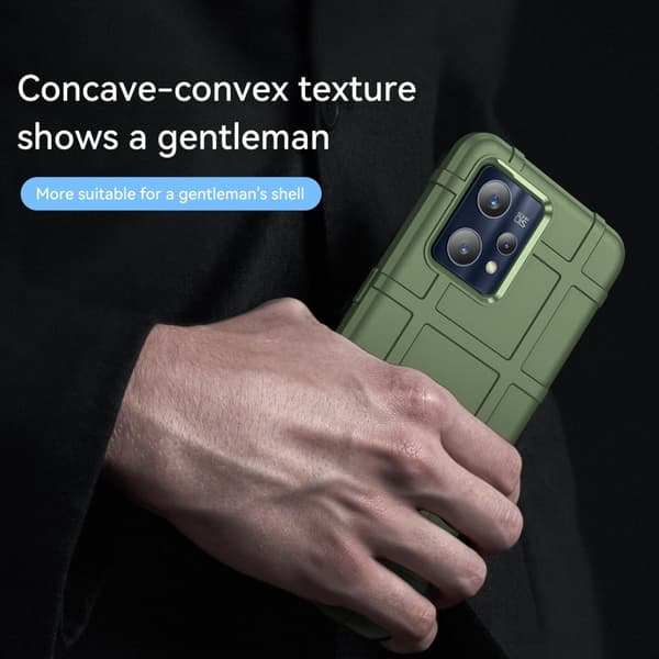 Rugged Shield Etui Realme 9 Pro Plus - Grønn Green