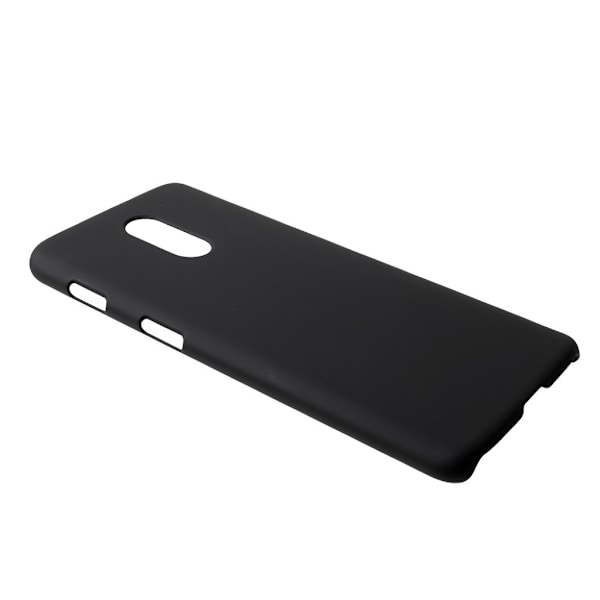 OnePlus 6T gummerat fodral - Svart Svart