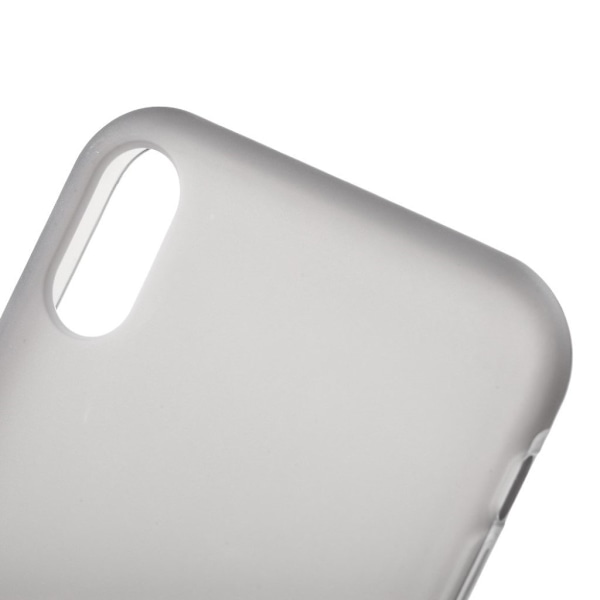 iPhone 9 Plus mobilskal silikon halkfri - Grå Silvergrå