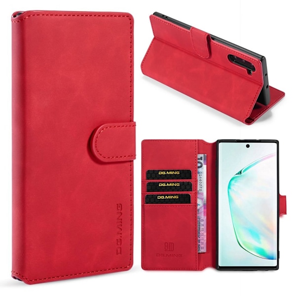 DG.Ming Retro Samsung Galaxy Note 10 fodral - Röd Röd