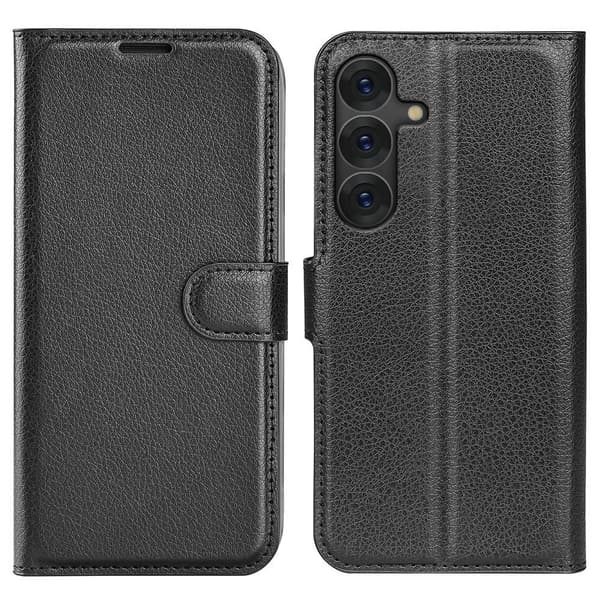 Classic Samsung Galaxy S25 Plus flip kuoret - Musta Black