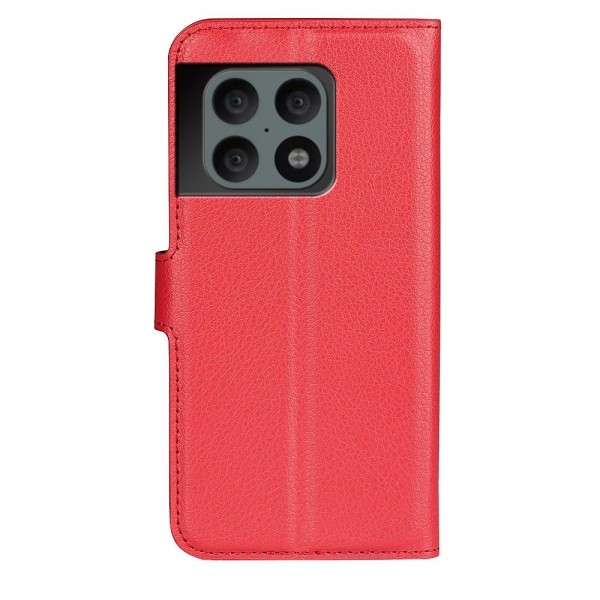 Classic OnePlus 10 Pro Flip Etui - Rød Red