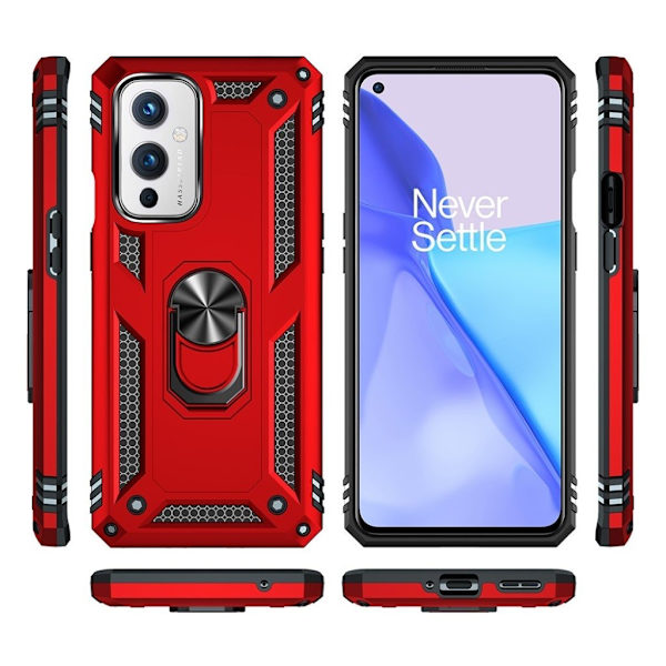 Bofink Combat OnePlus 9 skal - Röd Röd