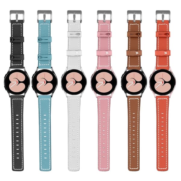 Urrem i ægte læder til Samsung Galaxy Watch - Orange Orange