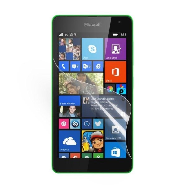Screen Protector Till Microsoft Lumia 535 - Klar Transparent