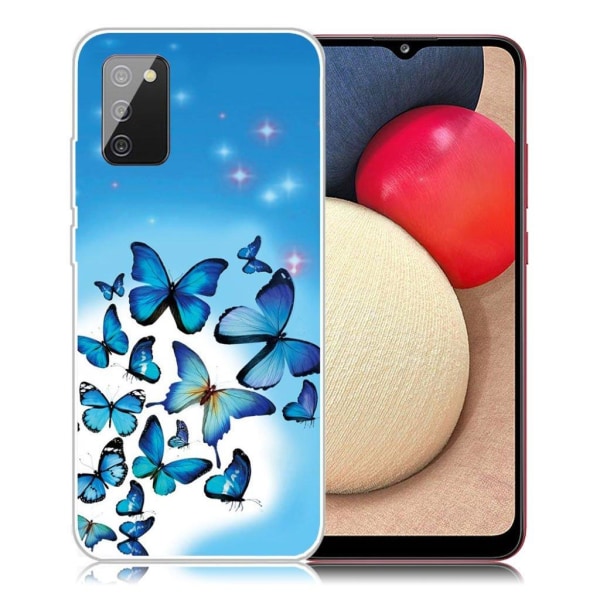 Deco Samsung Galaxy A02s case - Blue Butterfly Blue