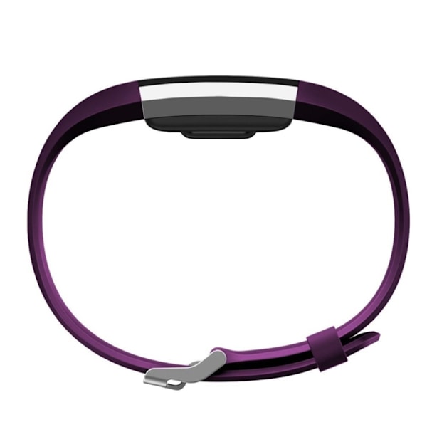 Fitbit Charge 2 klockarmband silikon mjuk miljövänlig - Lila Lila