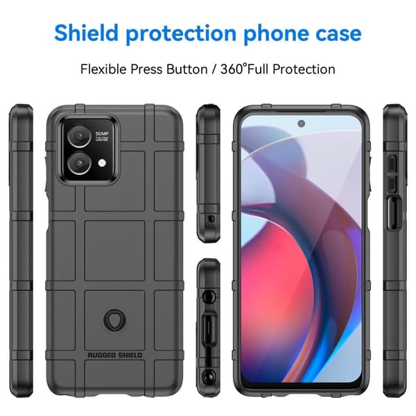 Rugged Shield Etui Motorola Moto G Stylus (2023) - Sort Black