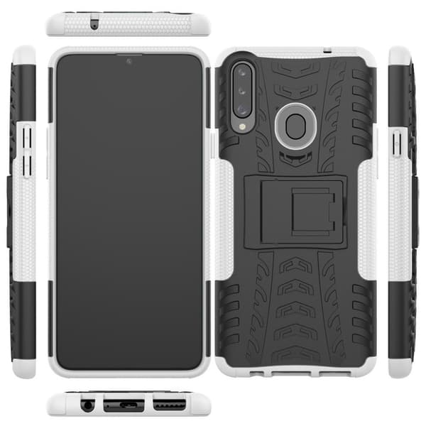 Offroad Samsung Galaxy A20s deksel - Hvit White