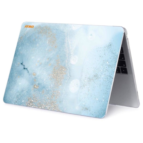 HAT PRINCE MacBook Pro 16 M1 / M1 Max (A2485, 2021) streamer light pattern style cover - Blå Og Blå Blue