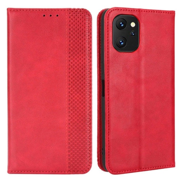 Bofink Vintage Umidigi F3 / F3s / F3 Se Nahkakotelo - Punainen Red