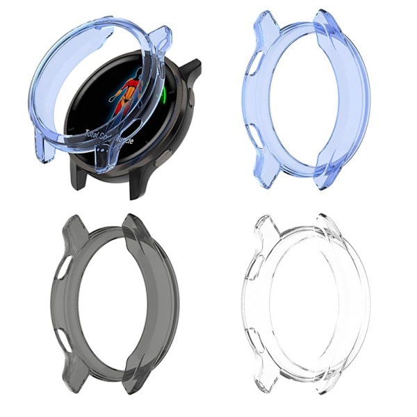 Garmin Venu 2 klart TPU-cover - Gennemsigtig Sort Black