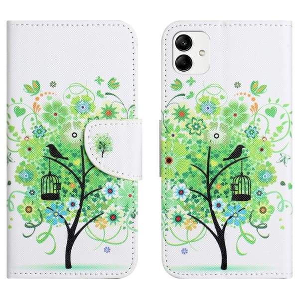 Wonderland Samsung Galaxy A05 Flip Etui - Grønt Træ Green