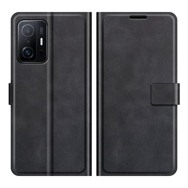 Lompakko Nahkakotelo For Xiaomi 11T / 11T Pro - Musta Black