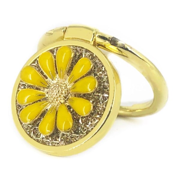 Universal daisy design phone ring stand - Gold Gold