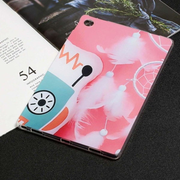 Lenovo Tab M10 Plus (Gen 3) cool pattern cover - Wind Chime Pink