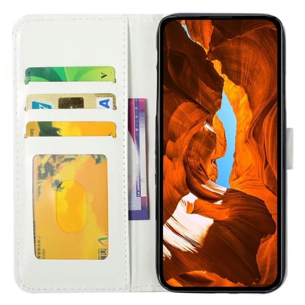iPhone 16 Pro Max Case Flip Wallet 3D Pattern Leather Phone Cover - For Evigt Og Altid Purple