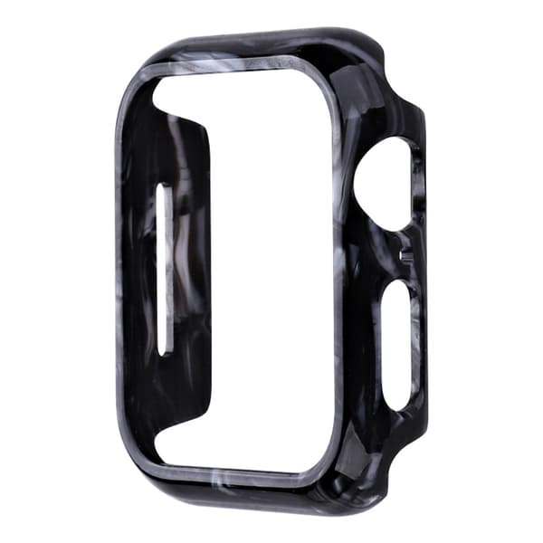 Apple Watch SE 2022 (40mm) / SE 6 / 5 / 4 resin style cover - Sort Blomst Black