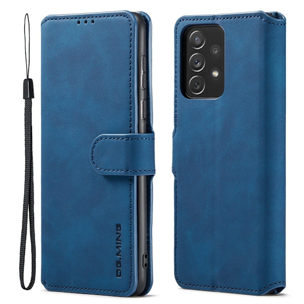 DG.Ming Samsung Galaxy A73 Retro Etui - Blå Blue