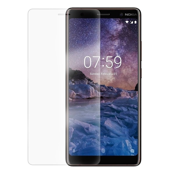 Nokia 7 Plus 0.3mm hærdet glas skærmbeskytter Transparent