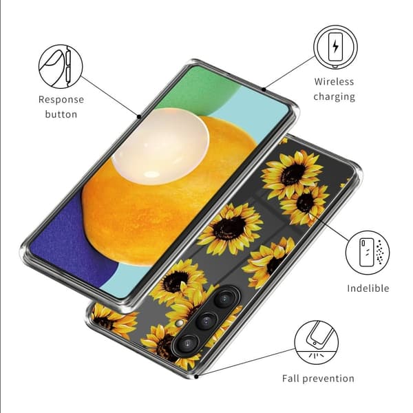 Deco Samsung Galaxy S24 Plus cover - Solsikker Yellow