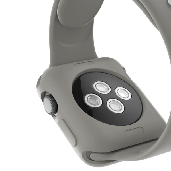 Apple Watch Series 3/2/1 42mm durable case - Dark Grey Silver grey
