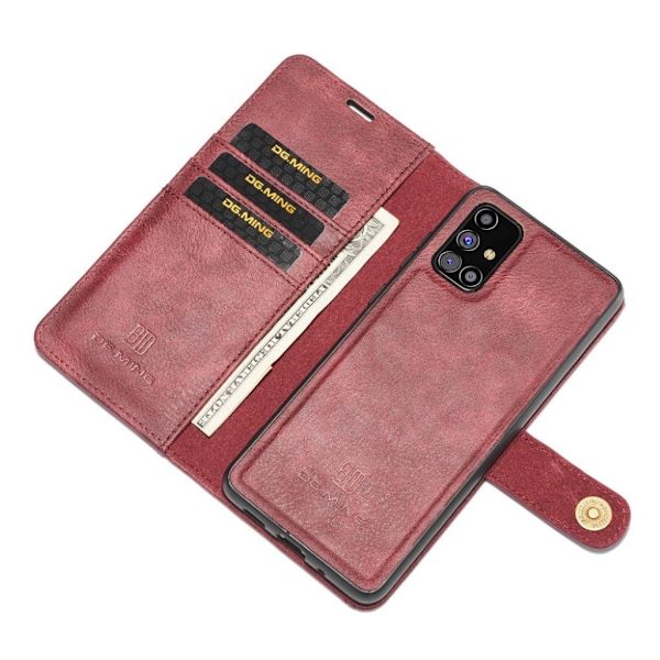 DG.Ming Samsung Galaxy M31s 2-in-1 Lommebok Etui - Rød Red