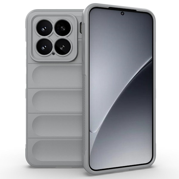 Deksel med mykt grep for Xiaomi 15 - Lysegrå Silver grey