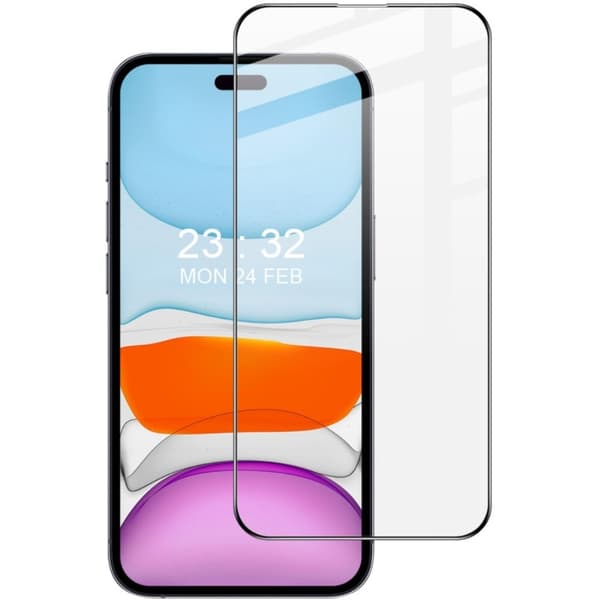 IMAK Pro+ tempered glass screen protector for iPhone 15 Pro Transparent