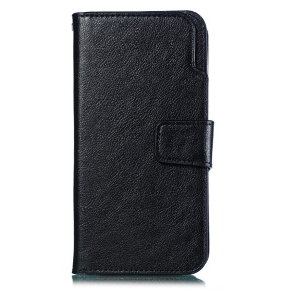 Crazy Horse Huawei P30 Pro læder flip etui - Sort Black