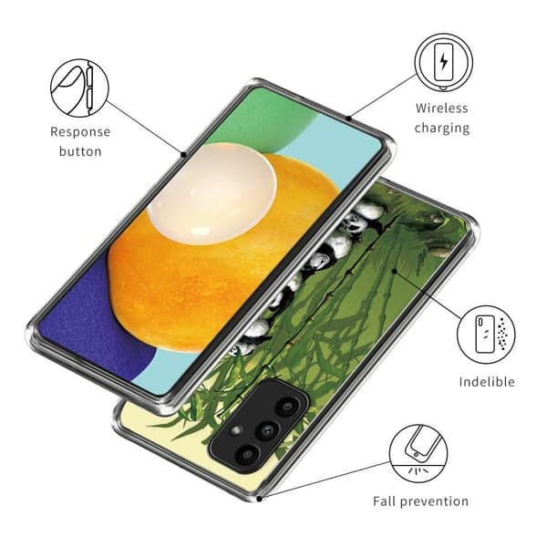 Deco Samsung Galaxy A15 deksel - Stabling Av Pandaer Green