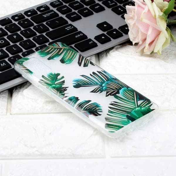 Deco Samsung Galaxy A31 deksel - Blader Green
