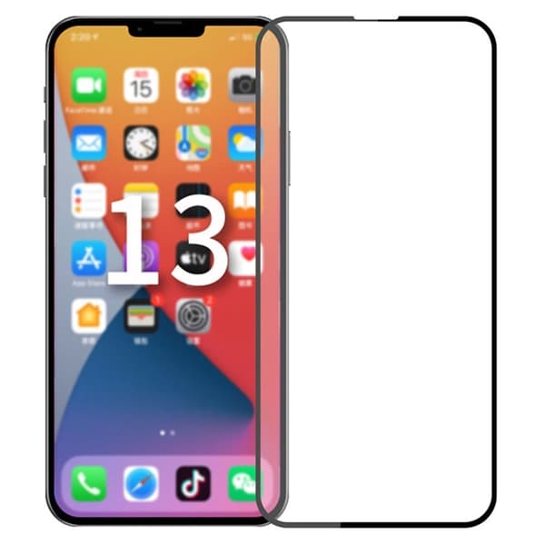 0,3 mm skjermbeskytter i herdet glass iPhone 13 Mini Transparent
