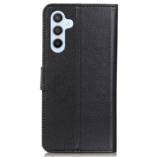 Klassisk Samsung Galaxy S24 FE flip etui - Sort Black