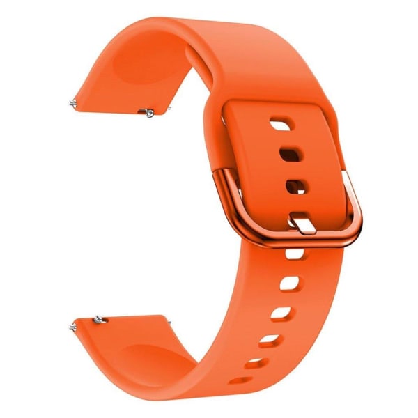 Samsung Galaxy Watch 3 (45mm) yksinkertainen silikoninen ranneke - Oranssi Orange