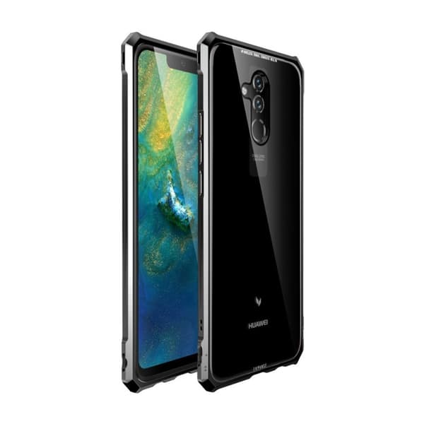 Huawei Mate 20 Lite metallramfodral - Svart Svart