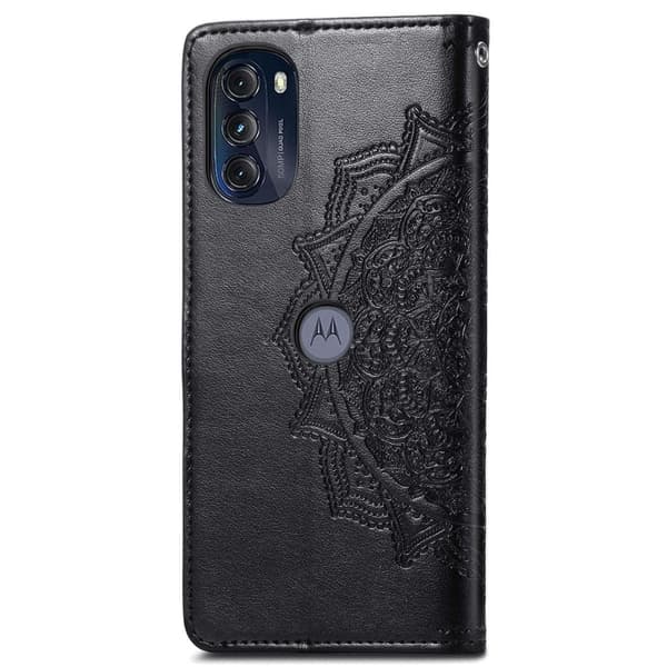 Mandala Motorola Moto G (2022) Flippetui - Svart Black