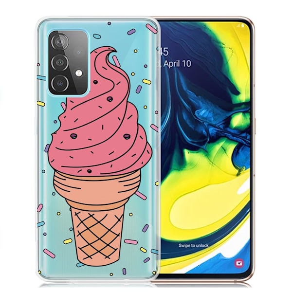 Deco Samsung Galaxy A82 5G Etui - Ice Cream Pink