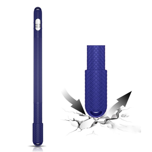 Apple Pencil anti-slip silikone etui - Blå Blue