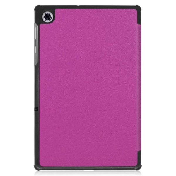 Lenovo Tab M10 FHD Plus durable tri-fold leather case - Purple Purple
