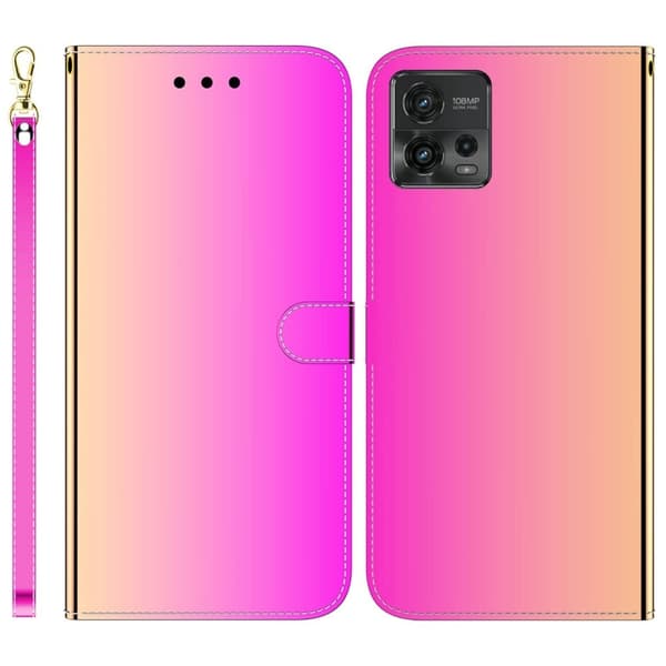 Mirror Motorola Moto G72 Flippetui - Rose Pink
