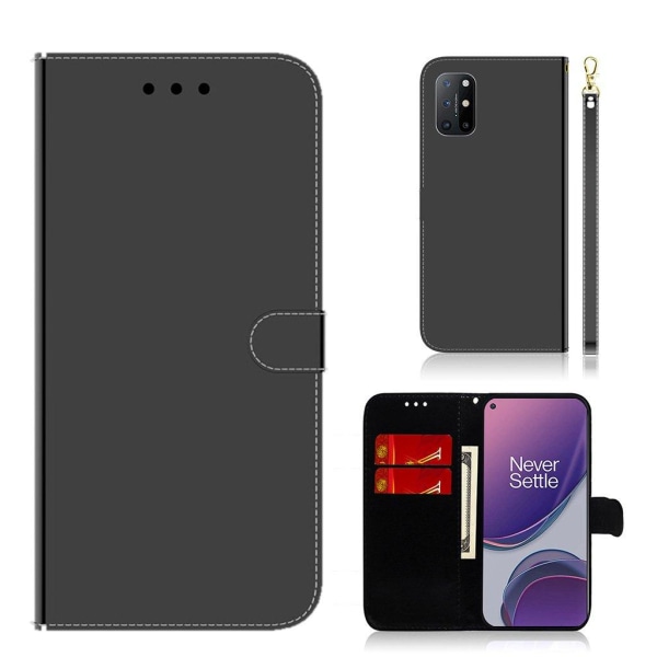 Mirror OnePlus 8T flip case - Black Black