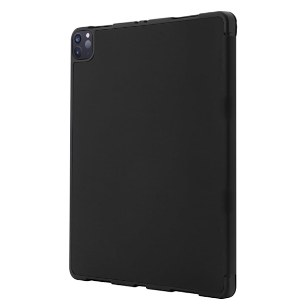 iPad Pro 12.9 (2022) / (2021) / (2020) tredubbelt läderfodral - Svart Svart