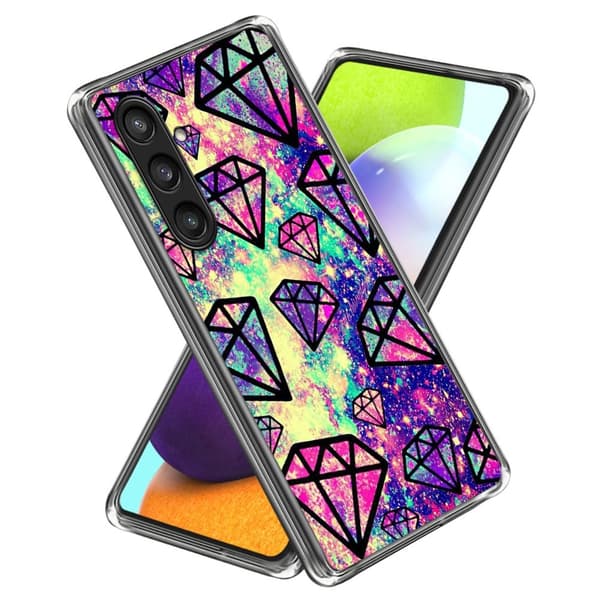 Deco Samsung Galaxy S24 Plus kotelot - Timantit Purple