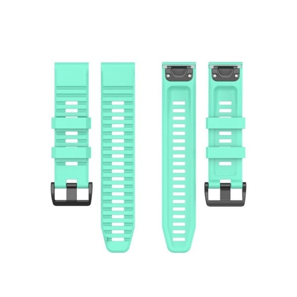 Garmin Fenix 6X Pro silicone watch band - Light Green Grön