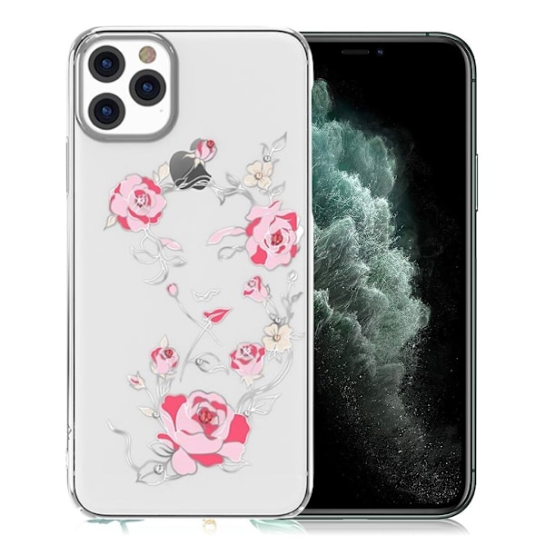 Kingxbar iPhone 11 Pro Max Fairy Rhinestone etui - Sølv Silver grey