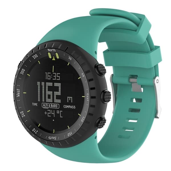Suunto Core Alu Black Unikt klockband i silikon - Turkos Blå