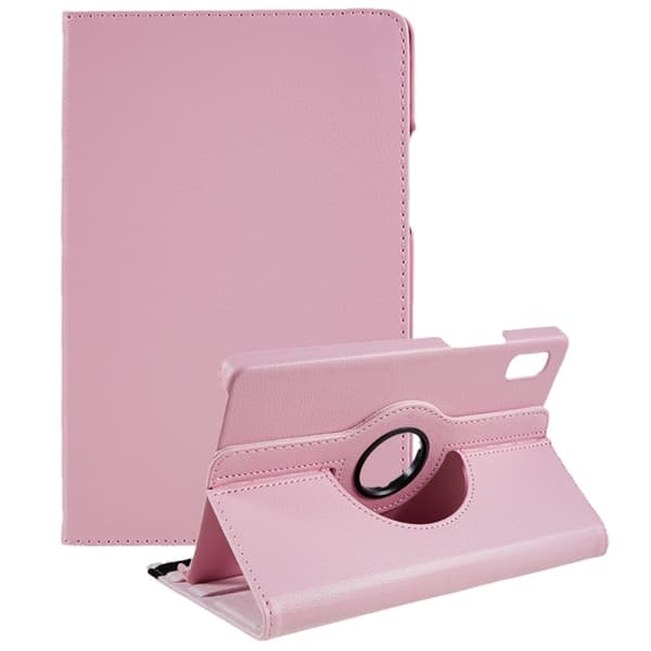 Lenovo Tab M9 enkelt läderfodral med elastiskt band - Rosa Rosa