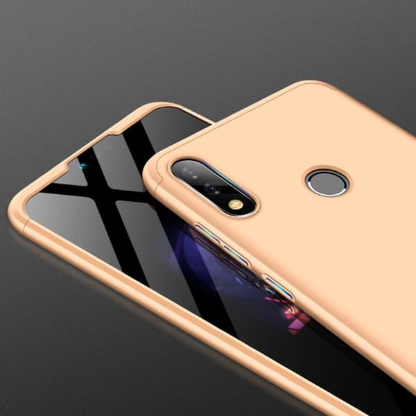 GKK ASUS ZenFone Max Pro (M2) 3-i-1 avtagbart fodral - Guld Guld