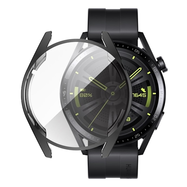 Huawei Watch GT 3 (46mm) TPU-suojus - Musta Transparent